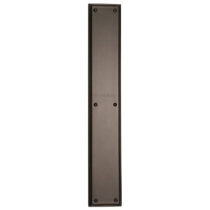 Heritage Brass Large Raised Finger Plate, Matt Bronze