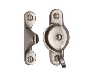 Heritage Brass Fitch Pattern Sash Fastener (66Mm X 17Mm), Satin Nickel