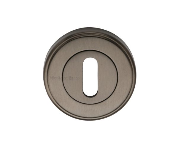 Heritage Brass Standard Key Escutcheon, Matt Bronze