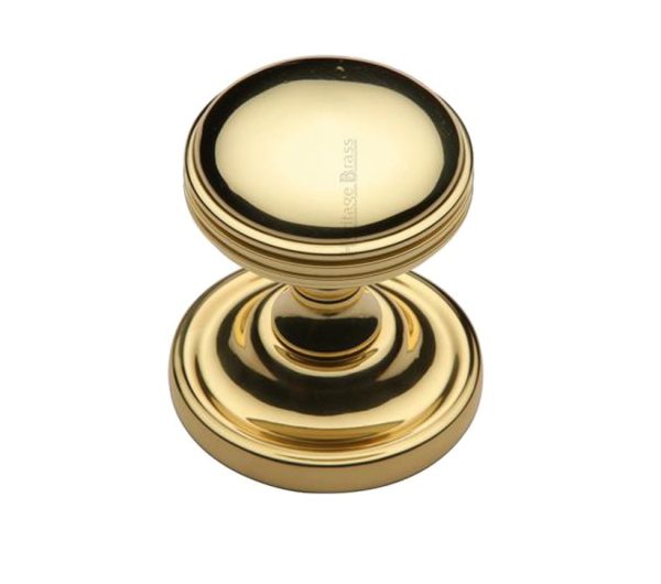 Heritage Brass Whitehall Mortice Door Knobs, Polished Brass (Sold In Pairs)