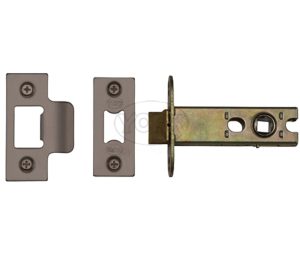 Heritage Brass Heavy Duty 2.5, 3, 4, Or 5 Inch Tubular Latches, Matt Bronze