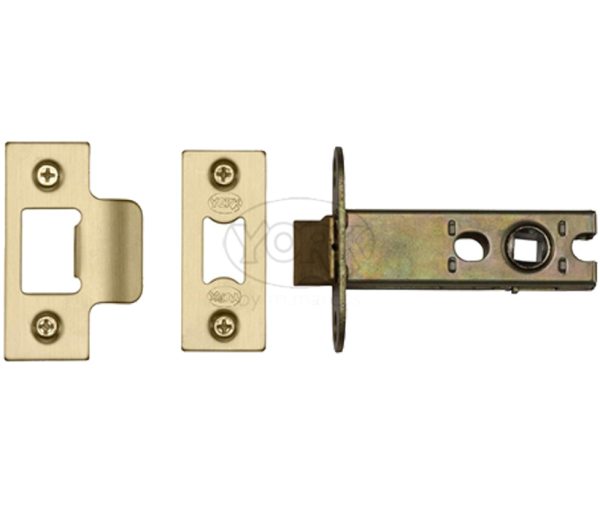 Heritage Brass Heavy Duty 2.5, 3, 4, Or 5 Inch Tubular Latches, Satin Brass