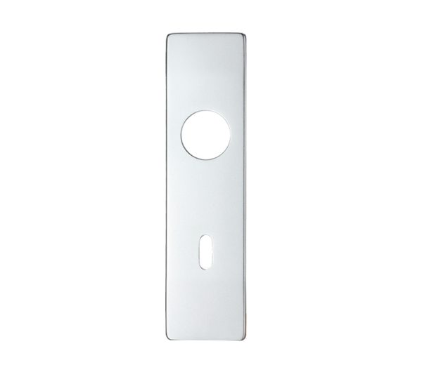 Zoo Hardware Architectural Aluminium Short Cover Plates, Satin Aluminium (Sold In Pairs)