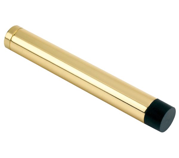 Zoo Hardware Cylinder Door Stop Without Rose (105Mm), Polished Brass