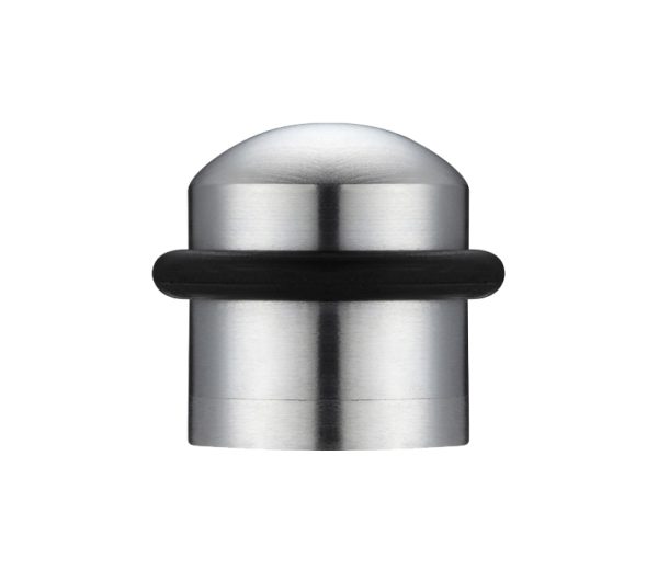 Zoo Hardware Domed Floor Mounted Door Stop, Satin Chrome