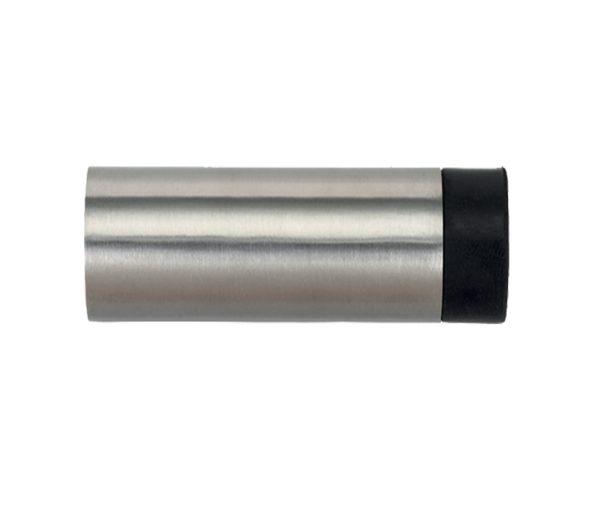 Zoo Hardware Zas Cylinder Door Stop Without Rose (70Mm Length - 30Mm Diameter), Satin Stainless Steel