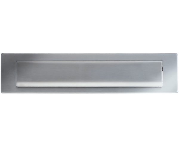 Zoo Hardware Zas Letter Plate (340Mm X 76Mm), Satin Stainless Steel