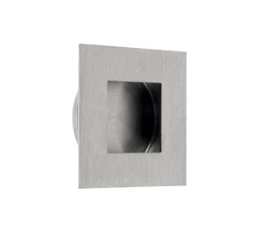 Zoo Hardware Zas Square Flush Pull (Various Sizes), Satin Stainless Steel