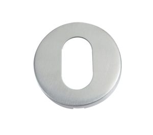 Zoo Hardware Zcs2 Oval Profile Escutcheon, Satin Stainless Steel