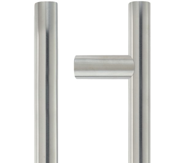 Zoo Hardware Zcs2G Contract Guardsman Pull Handle (19Mm Or 22Mm Bar Diameter), Satin Stainless Steel