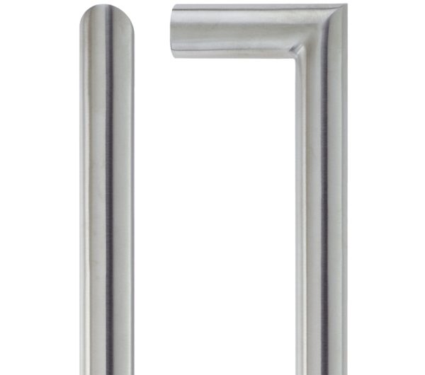 Zoo Hardware Zcs2M Contract Mitred Pull Handles (19Mm Bar Diameter), Satin Stainless Steel