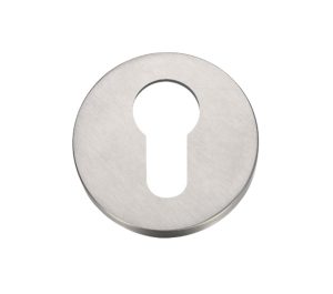 Zoo Hardware Zg4S Euro Profile Escutcheon, Satin Stainless Steel