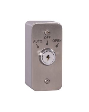 Zoo Hardware Architrave Stainless Steel Auto/On/Off Latching Key Switch with Aluminium Extrusion EXT/AP/KS-3
