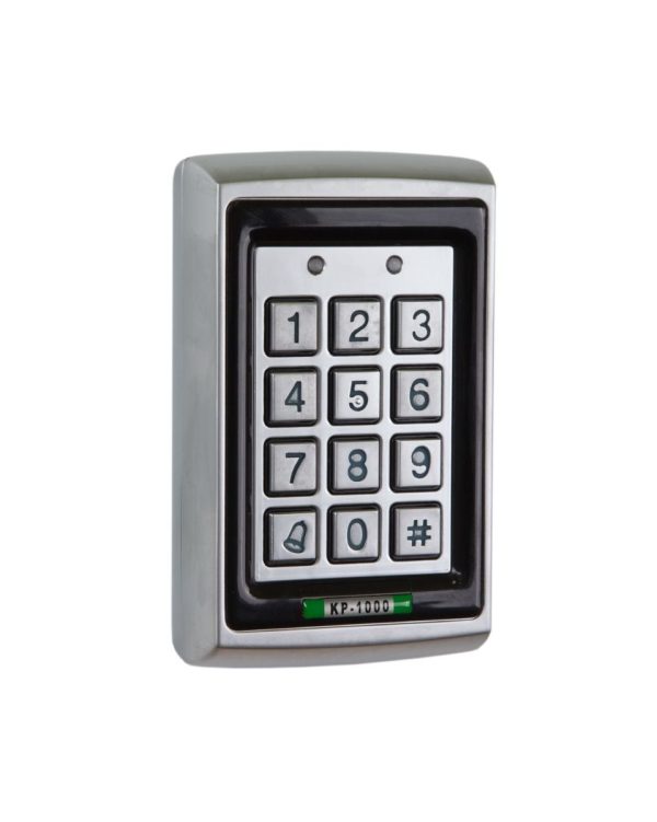 Zoo Hardware Keypad with Electroplated Anti Vandal Case - External if used with Rainshield KP1000