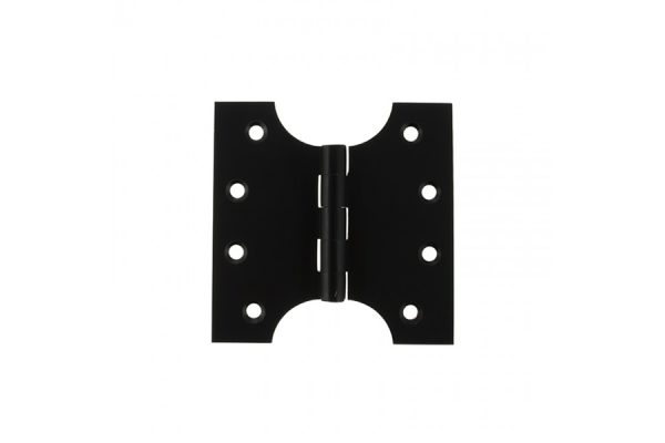 Atlantic (Solid Brass) Parliament Hinges 4" x 2" x 4mm - Matt Black