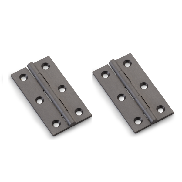 Alexander And Wilks Solid Drawn Cabinet Brass Butt Hinge 2 1/2"(64mm) Dark Bronze AW064-CH-DBZ Pair