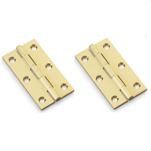 Alexander And Wilks Solid Drawn Cabinet Brass Butt Hinge 3