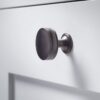 Alexander And Wilks Lynd Cupboard Knob 32mm Dia. Dark Bronze AW808-32-DBZ
