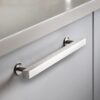 Alexander And Wilks Square T Bar Cabinet Pull Handle 128mm C/C Satin Nickel AW815-128-SN