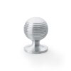 Alexander & Wilks Caesar Cupboard Knob 38Mm On Round Rose AW832-38-SC Satin Chrome