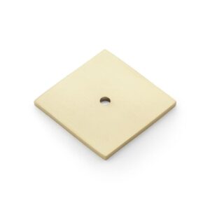 Alexander And Wilks Bullion Square Backplate - 45Mm AW894-45-SBPVD Satin Brass Pvd