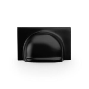 Alexander And Wilks Quantock Cup Pull Handle 40Mm C/C Matt Black AW907BL