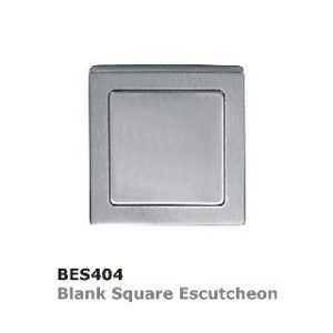 BES404SSS Blank Square Escutcheon