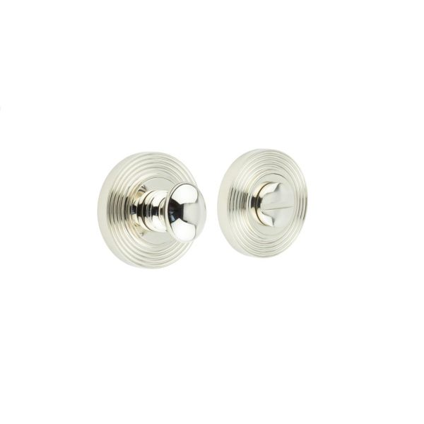 Burlington Turns & Releases Inner 1 Reeded Rose Polished Nickel