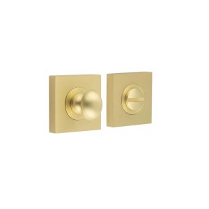 Burlington Turns & Releases Inner 1 Square Plain Rose Satin Brass