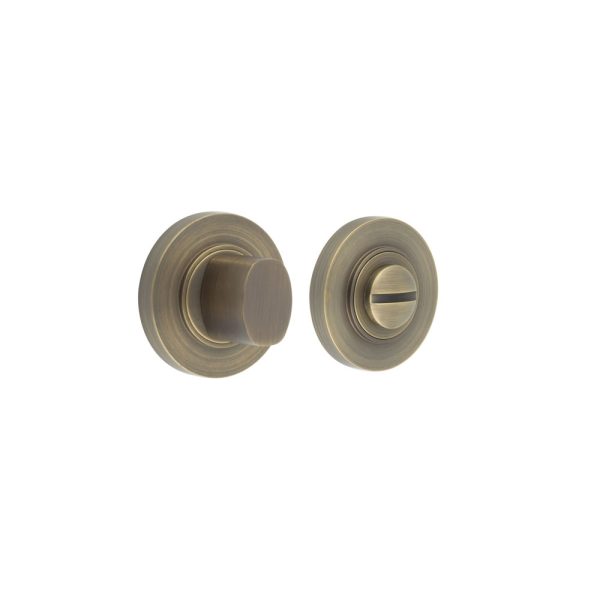 Burlington Turns & Releases Inner 3 Plain Rose Antique Brass