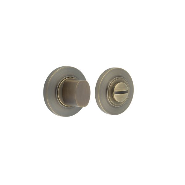 Burlington Turns & Releases Inner 3 Chamfered Rose Antique Brass