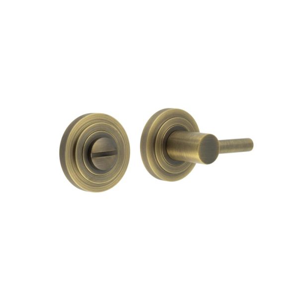 Burlington Easy Turn & Release Stepped Rose Antique Brass