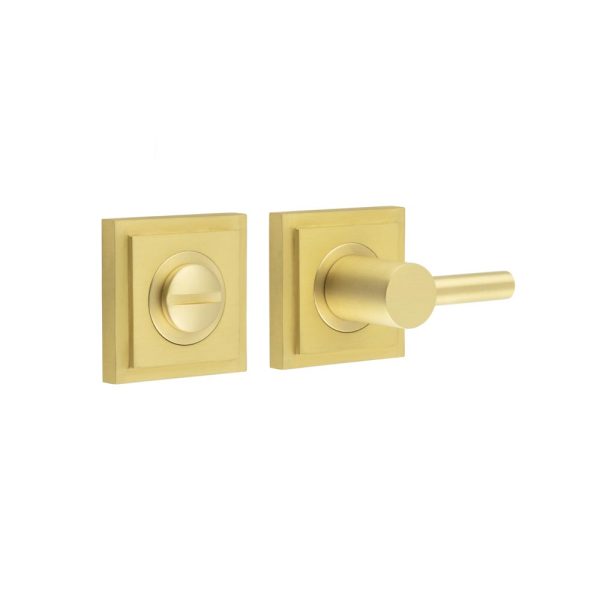 Burlington Easy Turn & Release Square Stepped Rose Satin Brass