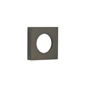 52x52mm DB plain square outer rose for levers and t&r