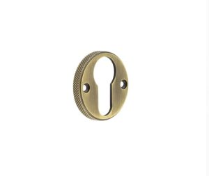 40mm AB Westbourne euro escutcheon (face fix)