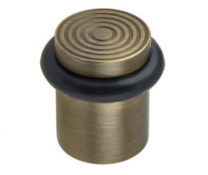 AB Floor mounted doorstop reeded top