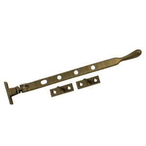 Acre & Clutton Bulb-End Window Casement Stay 254mm - Antique Brass