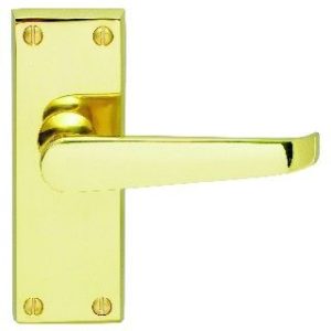 CARLISLE BRASS - CBV31 VICTORIAN FLAT LEVER ON BACKPLATE - LATCH (CONTRACT RANGE)