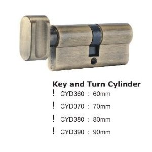 CYD360SC Key and Turn Cylinder