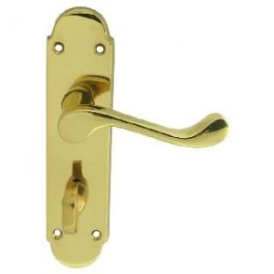 CARLISLE BRASS - DL168WC-BP OAKLEY LEVER ON BACKPLATE - BATHROOM 57MM C/C