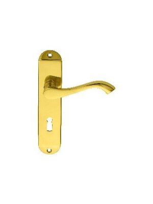 CARLISLE BRASS - DL180 ANDROS LEVER ON BACKPLATE - LOCK 57MM C/C