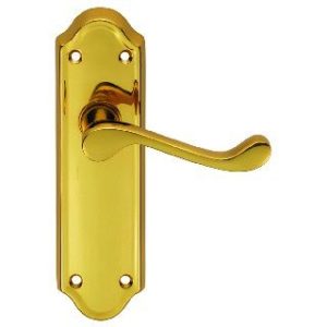 CARLISLE BRASS - DL18-BP ASHTEAD LEVER ON BACKPLATE - LATCH