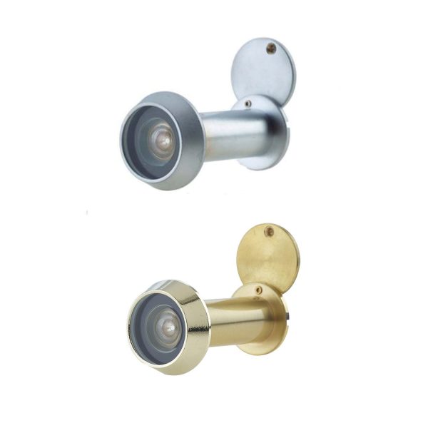 Door Peephole 180 Degree - Polished Brass Finish