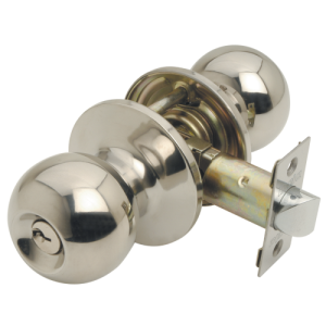 Bala Entrance Door Knob Set - Polished Stainless Steel