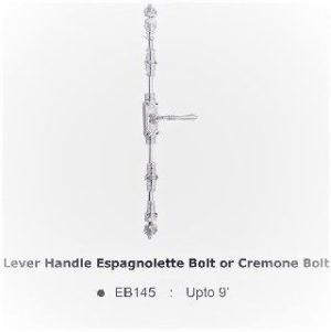 EB145SCP Lever Handle Espagnolette Bolt or Cremone Bolt