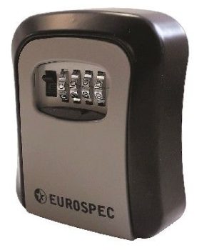 CARLISLE BRASS - ESK008-SV EUROSPEC COMBINATION KEY SAFE 114X94X40MM