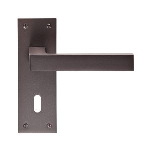 CARLISLE BRASS - EUL011MBRZ SASSO LEVER ON BACKPLATE - LOCK 57MM