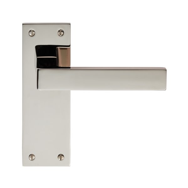 CARLISLE BRASS - EUL012PN SASSO LEVER ON BACKPLATE - LATCH