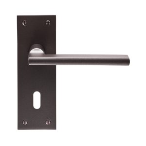 CARLISLE BRASS - EUL031MBRZ TRENTINO LEVER ON BACKPLATE - LOCK 57MM