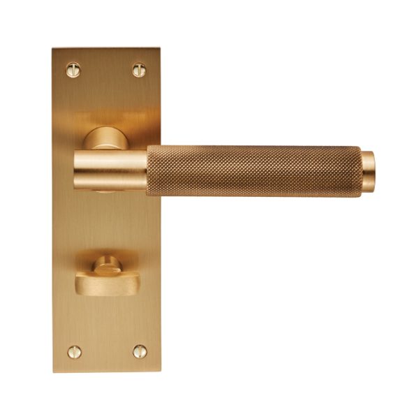 CARLISLE BRASS - EUL053SB VARESE LEVER ON BACKPLATE - BATHROOM 57MM